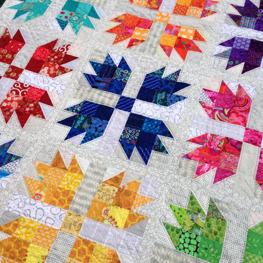 Quilt Scouts' Bear Paw Quilt for Justice — Raising funds for