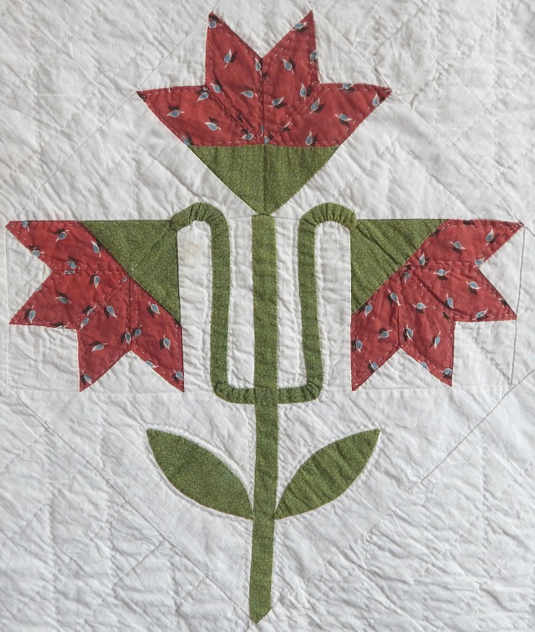 A Carolina Lily quilt square