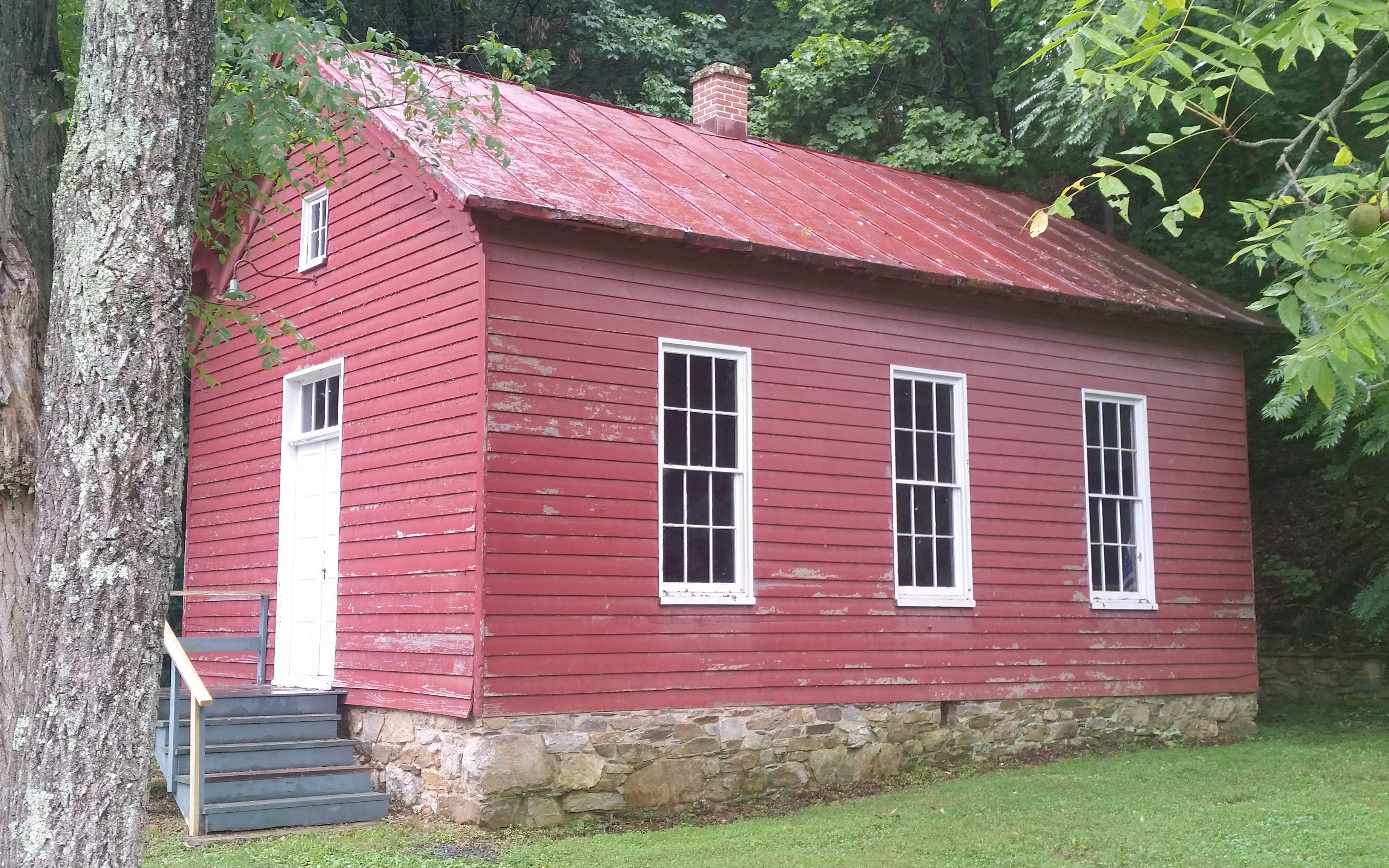 Mountain Gap Schoolhouse Near Oatlands Plantation