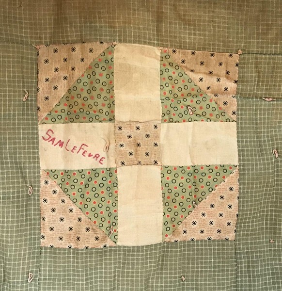 Shoo Fly Variation Friendship Quilt from Ashburn, Virginia, Circa 1930